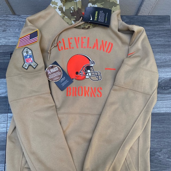 salute to service cleveland browns hoodie